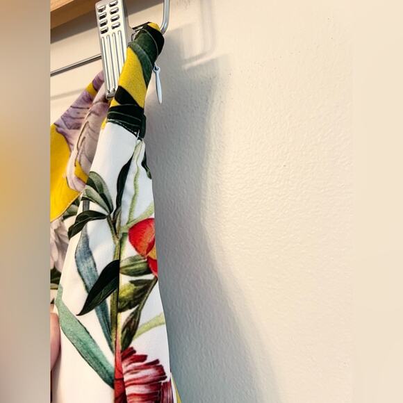 Rococo Sand yellow floral maxi skirt satin spring summer circle skirt - Picture 8 of 11